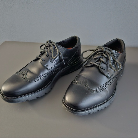 Rockp Total Motion Black Men’s Shoes Sz 7.5 - Picture 5 of 11